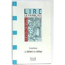 livre le théâtre du collège