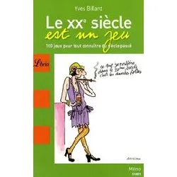 livre le xxe siecle est un jeu