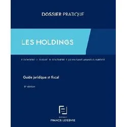 livre les holdings - guide juridique et fiscal