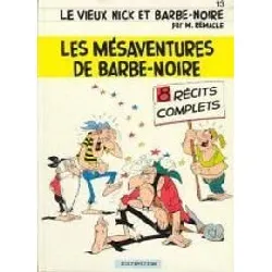 livre les mésaventures de barbe - noire