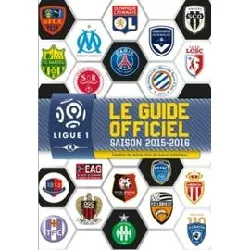 livre ligue de football - guide officiel saison 2015 - 2016