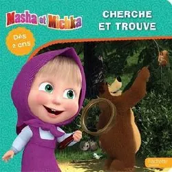 livre masha et michka - cherche et trouve