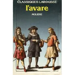 livre moliere l'avare