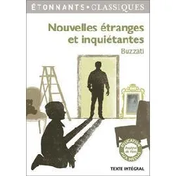 livre nouvelles étranges et inquiétantes