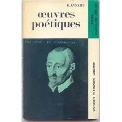 livre oeuvres poetiques