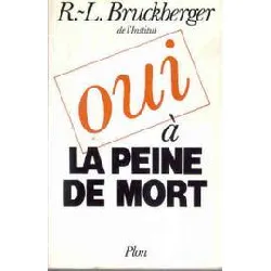 livre oui à la peine de mort