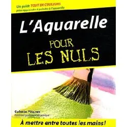 livre peindre à l'aquarelle pour les nuls