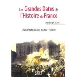 livre petit de - grandes dates de l'histoire de france, 4e