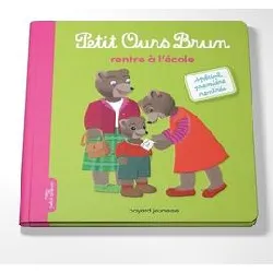 livre petit ours brun rentre à l'école