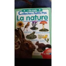 livre petits pas à la nature 3 - 5 ans