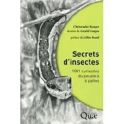 livre secrets d'insectes