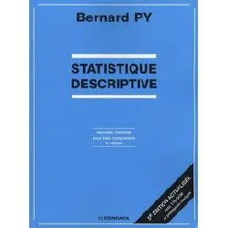 livre statistique descriptive : une nouvelle methode pou