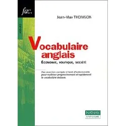 livre vocabulaire anglais - 5e éd. - politique - économie - société