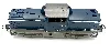 lot transformateur jouef 9150 + locomotive sncf 040 de 532 bleu + 10 rails ho