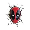 marvel - lampe 3d led deadpool