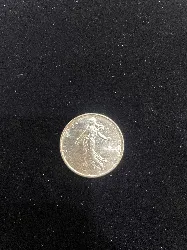 pièce 5 francs semeuse 1962 argent 835 millième 12g