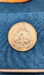 pièce or 50 pesos 1947 or 900/1000 41,72g