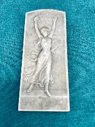 plaque victoire en argent signé l. cariat argent autre 77,7g