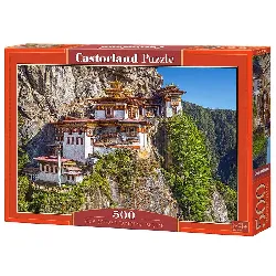 puzzle castorland - vue de paro taktsang bhoutan, 500 pièces