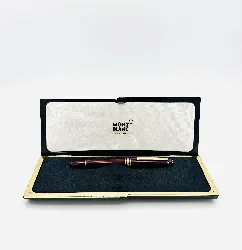 stylo plume montblanc meisterstuck bordeaux or 18k