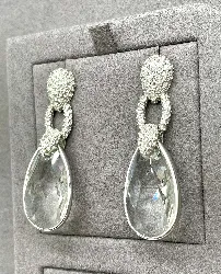 swarovski boucles d'oreilles pendants semla