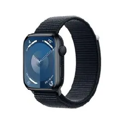 apple watch series 9 gps boîtier en aluminium minuit de 45 mm avec boucle sport minuit