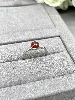 bague pandora solitaire ornée d'une pierre rouge argent 925 millième (22 ct) 1,64g