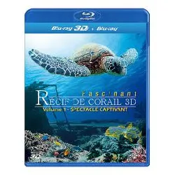 blu-ray fascinant récif de corail 3d - volume 1 - spectacle captivant - 3d