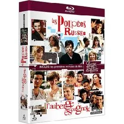 blu-ray l'auberge espagnole - les poupées russes - coffret 2 blu - ray