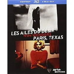 blu-ray wim wenders - les ailes du désir + paris, texas - pack - blu - ray