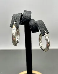 boucle d'oreilles créoles 4,67g argent 925 millième (22 ct) 4,67g