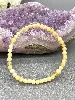 brpi bracelet élastiqué en pierre citrine d4mm