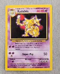 carte pokémon kadabra 31/102 gd fr set de base