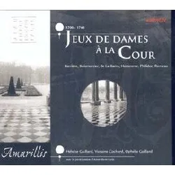 cd amarillis - jeux de dames a la cour 1700 - 1740 (2000)