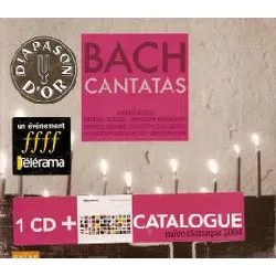 cd bach cantatas - + catalogue naïve classique 2003