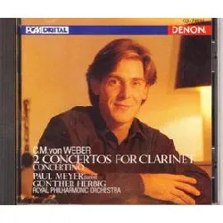 cd concertos pour clarinette nos. 1 & 2, concertino paul meyer, clarinette