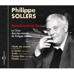 cd déroulement du dao, la chine dans les romans de philippe sollers