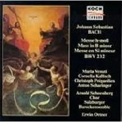 cd jean sébastien bach messe in h - moll bwv 232 avec maria venuti cornelia kallisch christoph prégardien anton scharinger arnold 