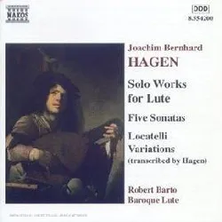 cd oeuvres pour luth seul : 5 sonates, variations locatelli barto, luth