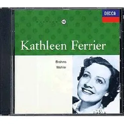 cd rhapsodie pour contralto, lieder de brahms et de mahler