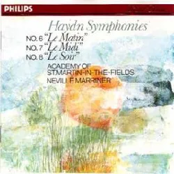 cd symphonies - n° 6 "le matin", n° 7 "le midi", n° 8 "le soir"