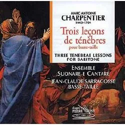 cd trois lecons des tenebres pour basse taille sarragosse, b - taille