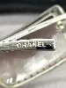 chanel lunettes de soleil 5077-b en métal angenté sertie des cristaux swarovski