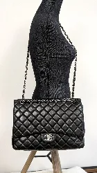 chanel maxi jumbo noir