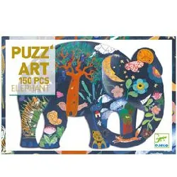 djeco puzzle éléphant 150 pièces