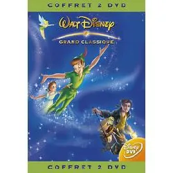 dvd coffret garçons - peter pan + la planète au trésor