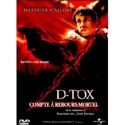 dvd d - tox (compte à rebours mortel) - edition belge