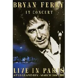 dvd ferry, bryan - in concert - live in paris at le grand rex - march 2000