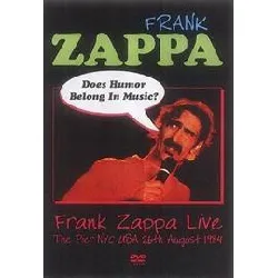 dvd frank zappa - does humour belong in music?