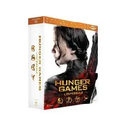 dvd hunger games - l'intégrale : hunger games + hunger games 2 : l'embrasement + hunger games - la révolte : partie 1 + partie 2 -